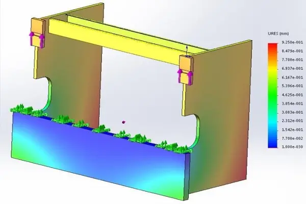 FEA & Stress Analysis of Press Brake
