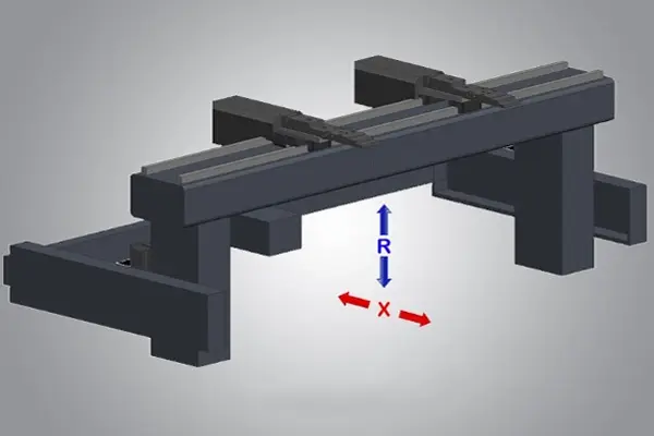 Press Brake 2-Axis CNC BackGauge with X, R-Axis